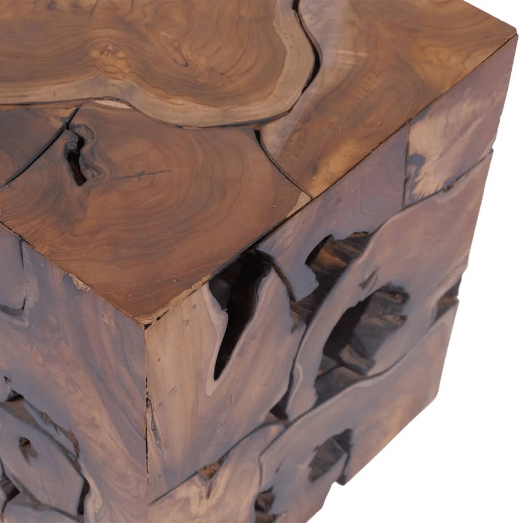 Teak Cube Coffee Table or Stools - vidaXL - Coffee Table LLC - 